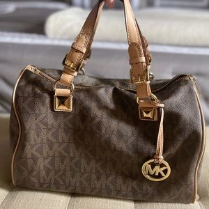 Michael Kors Grayson Brown Satchel